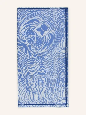 Friendly Hunting Jedwabna Chusta blau