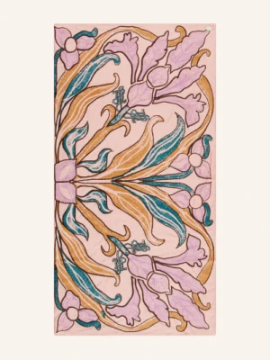 Friendly Hunting Jedwabna Chusta rosa