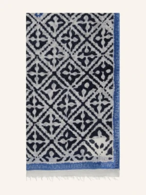 Friendly Hunting Kaszmirowy Szal Eyes Of Marakech blau