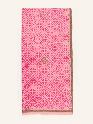 Friendly Hunting Kaszmirowy Szal Eyes Of Marakech pink