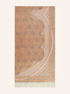 Friendly Hunting Kaszmirowy Szal Flower Of Life beige