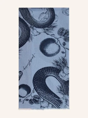 Friendly Hunting Kaszmirowy Szal Garden Eden blau