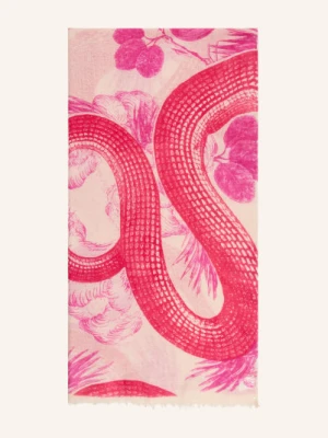 Friendly Hunting Kaszmirowy Szal Garden Eden pink