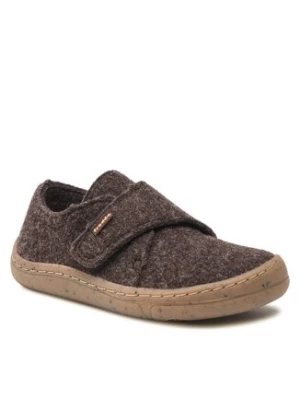 Froddo Kapcie Barefoot Wooly Slippers G1700341-3 Brązowy