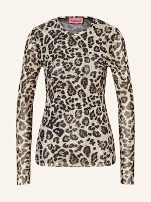 Frogbox Koszulka Z Długim Rękawem Z Siateczki braun