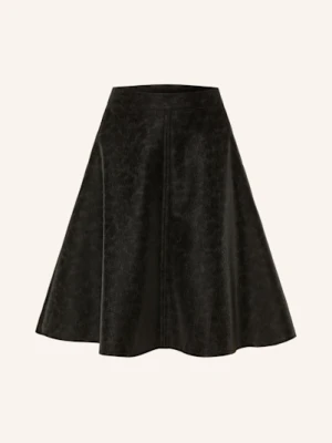 Frogbox Spódnica Z Imitacji Skóry schwarz