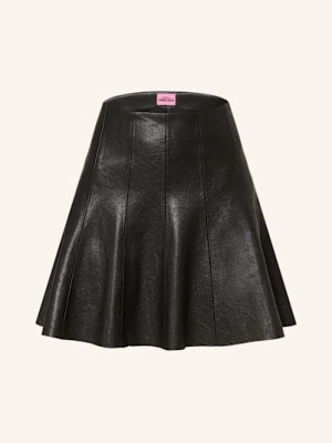 Frogbox Spódnica Z Imitacji Skóry schwarz