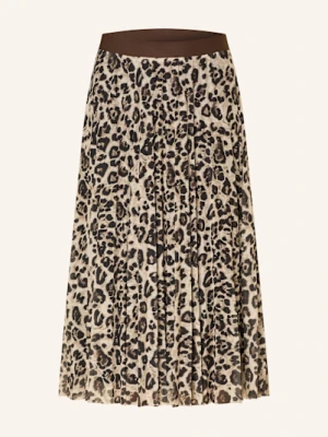 Frogbox Spódnica Z Siateczki braun