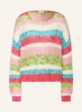 Frogbox Sweter Z Błyszczącą Przędzą pink