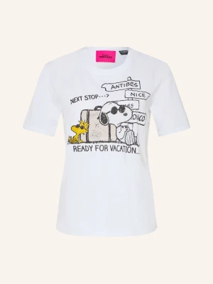Frogbox T-Shirt Z Kamieniami Ozdobnymi weiss biały