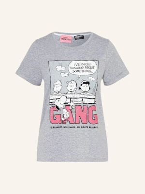 Frogbox T-Shirt Z Obszyciem Ozdobnymi Kamykami grau