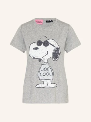 Frogbox T-Shirt Z Obszyciem Ozdobnymi Kamykami grau