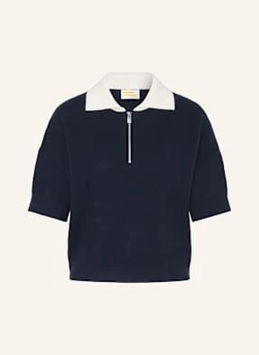 From Future Dzianinowa Koszula Z Kaszmiru blau