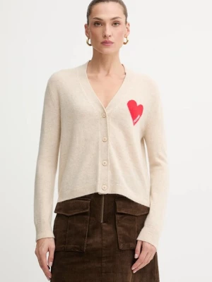 FROM FUTURE kardigan kaszmirowy kolor beżowy WPC01131