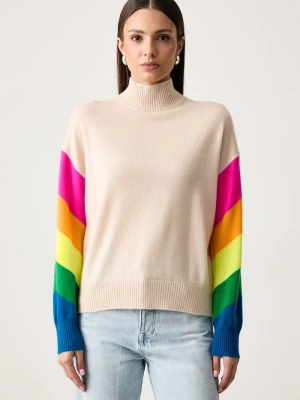 From Future sweter damski kaszmirowy beżowy