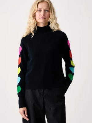 From Future sweter damski kaszmirowy granatowy
