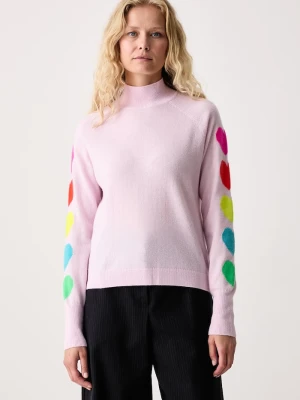 From Future sweter damski kaszmirowy różowy