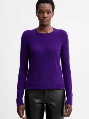 FROM FUTURE sweter kaszmirowy damski kolor fioletowy lekki WPR00019