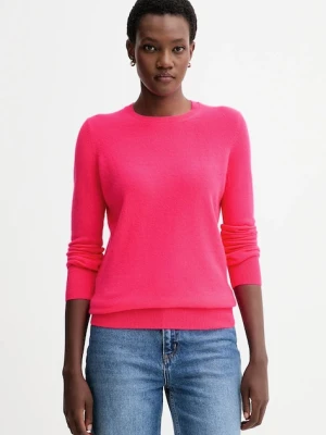 FROM FUTURE sweter kaszmirowy damski kolor różowy lekki WPR00019