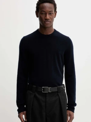 FROM FUTURE sweter kaszmirowy kolor granatowy lekki MPR00051