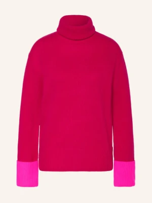 From Future Sweter Z Golfem Z Kaszmiru pink
