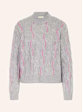 From Future Sweter Z Kaszmiru grau