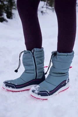 Frosty — dziecięce adaptacyjne buty śnieżne z podszewką z polaru - Grey Mountain Warehouse