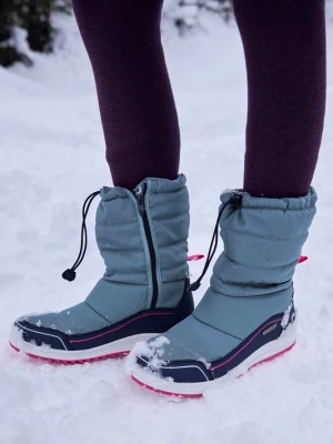Frosty — dziecięce adaptacyjne buty śnieżne z podszewką z polaru - Grey Mountain Warehouse
