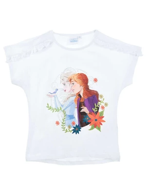 FROZEN Koszulka "Frozen" w kolorze białym ze wzorem rozmiar: 104