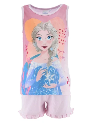 FROZEN Piżama "Kraina lodu" w kolorze jasnoróżowym rozmiar: 128