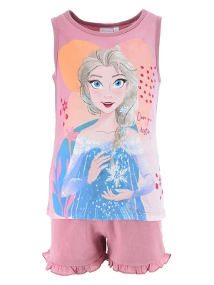 FROZEN Piżama "Kraina lodu" w kolorze różowym rozmiar: 116