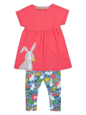 Frugi 2-częściowy zestaw "Iris" w kolorze różowo-błękitnym rozmiar: 104/110