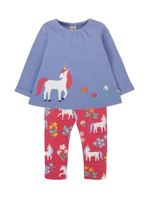 Frugi 2-częściowy zestaw w kolorze niebiesko-czerwonym rozmiar: 104/110