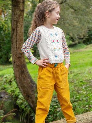Frugi Bezrękawnik "Marnie" w kolorze kremowym rozmiar: 128/134