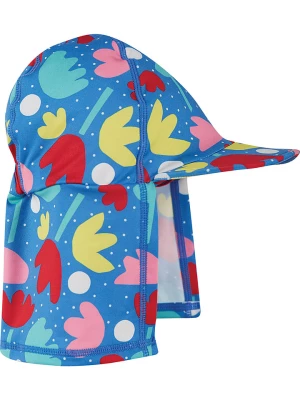 Frugi Czapka "Lotus Bloom" w kolorze niebieskim ze wzorem rozmiar: 50-68