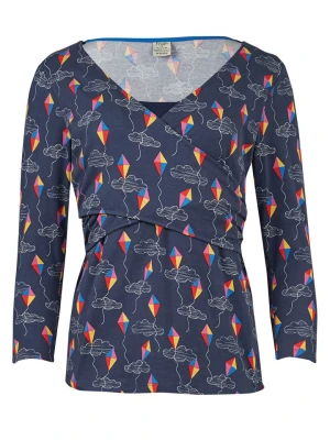 Frugi Koszulka ciążowa "Winnie" w kolorze granatowym rozmiar: 44