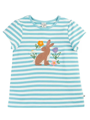 Frugi Koszulka w kolorze błękitno-białym rozmiar: 128/134