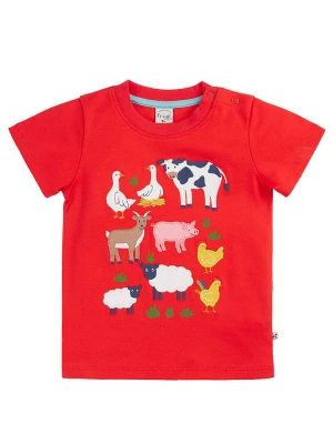 Frugi Koszulka w kolorze czerwonym rozmiar: 122/128