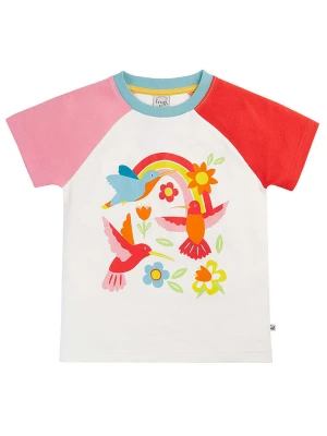 Frugi Koszulka w kolorze kremowym ze wzorem rozmiar: 92/98