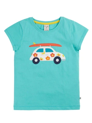 Frugi Koszulka w kolorze turkusowym rozmiar: 104 / 110