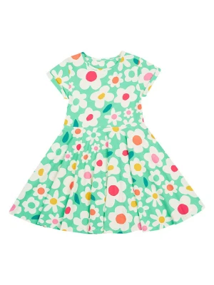 Frugi Sukienka "Spring Skater" w kolorze miętowo-białym rozmiar: 128/134