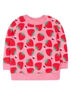 Frugi Sweter "Easy One" w kolorze jasnoróżowo-czerwonym rozmiar: 74/80