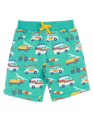 Frugi Szorty "Samson" w kolorze turkusowym rozmiar: 110/116