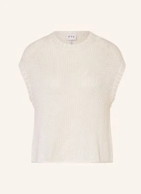 Ftc Cashmere Bezrękawnik Z Dodatkiem Kaszmiru weiss