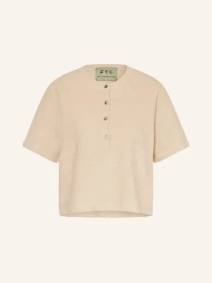 Ftc Cashmere Bluzka Z Dzianiny beige