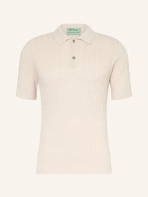 Ftc Cashmere Dzianinowa Koszulka Polo braun