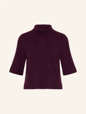 Ftc Cashmere Dzianinowa Koszulka Z Dzianiny Kaszmirowej rot FUKSJA