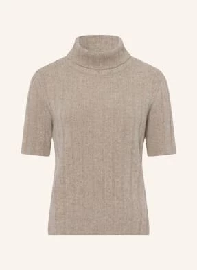 Ftc Cashmere Dzianinowa Koszulka Z Kaszmiru beige