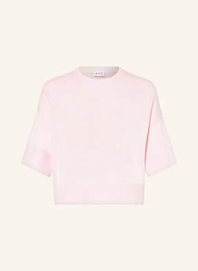 Ftc Cashmere Dzianinowa Koszulka Z Kaszmiru rosa