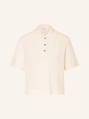 Ftc Cashmere Dzianinowa Koszulka Z Kaszmiru weiss